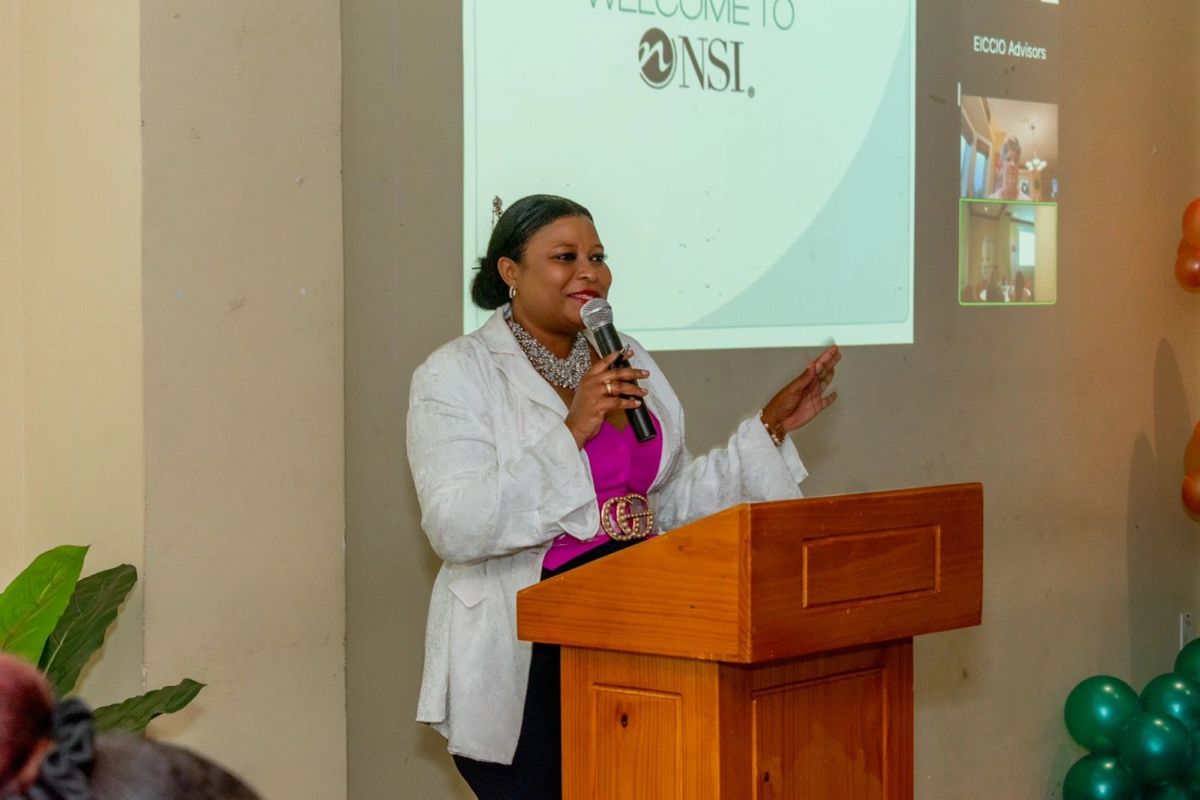 Green Glamour: How Shevion Sears MC’ed LNC Professional Guyana Beauty Event