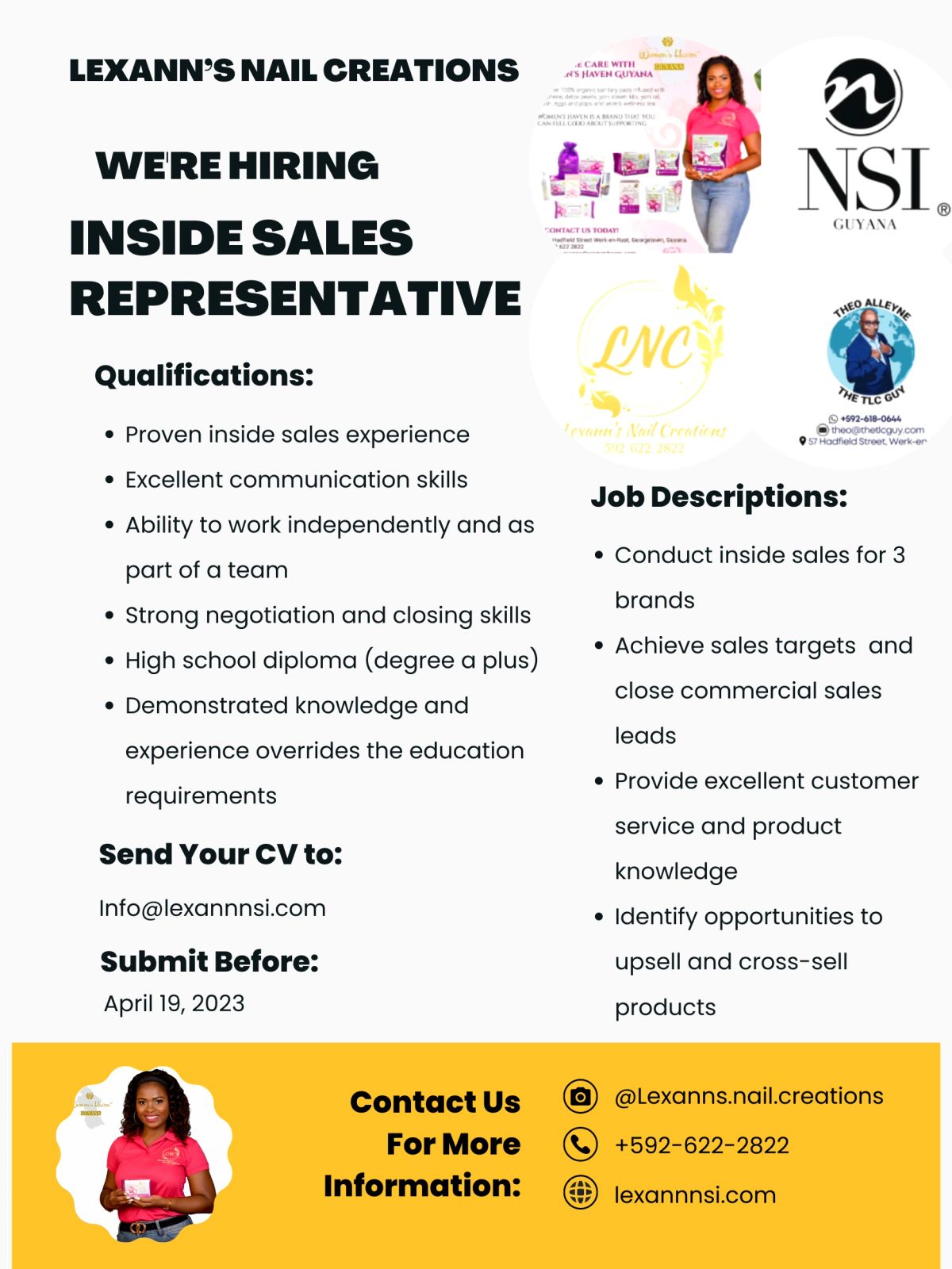 Help Wanted: Inside Sales Representative