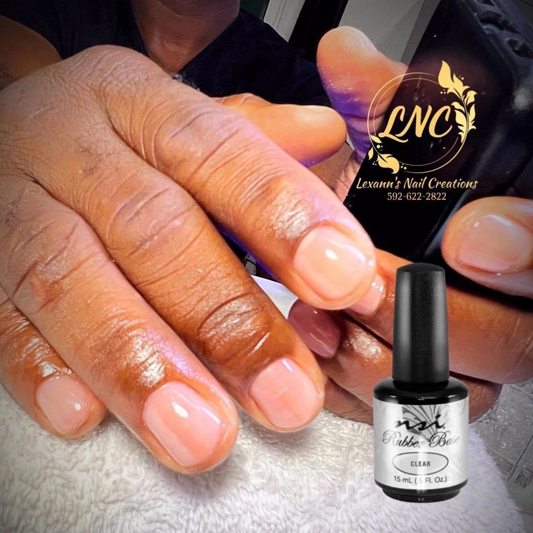 Men's LNC Professional RubberBase Manicure at Lexann's Nail Creations