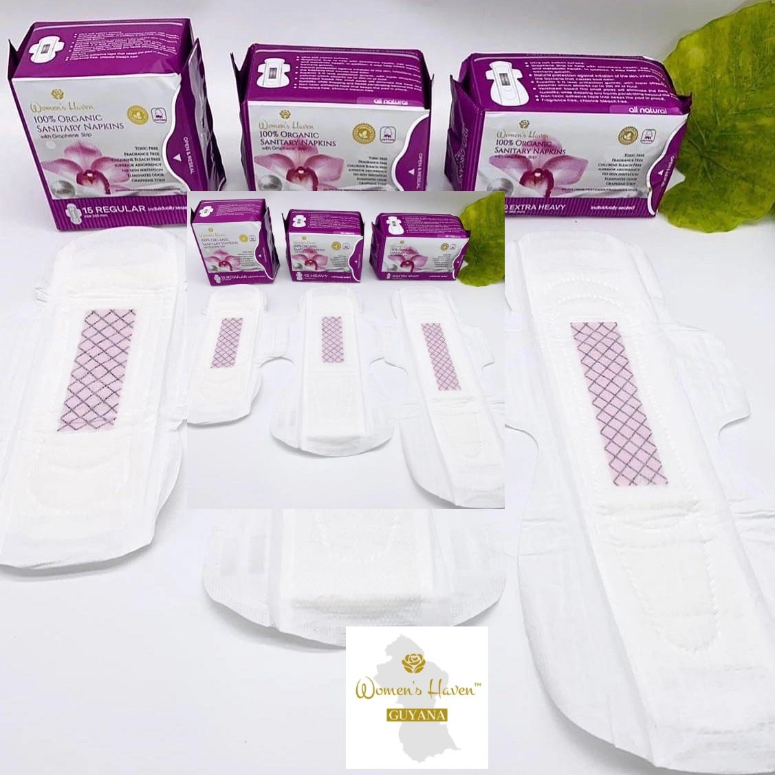 Travel with Comfort: Women's Haven™️ Menstrual Pads in Guyana