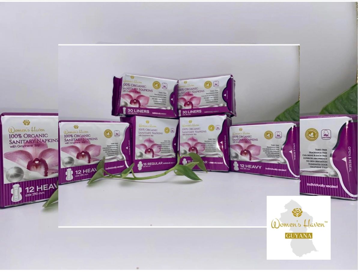 Women's Haven Menstrual Pads Irritation-Free Protection Guyana